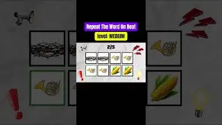 Say The Word On Beat MEDIUM #beatchallenge #focustest #mindgames #funny