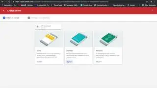 Create New APP in Admob by follow APP Investment Policy