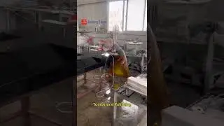 Polishing a Granite Headstone with Cross Design | Quality Craftsmanship for Families