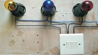 Cara Pasang Saklar Seri Tiga | Triple Saklar | Saklar switch | instalasi Sederhana