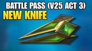 New V25 Act 3 Battle Pass Knife Skin - Valorant