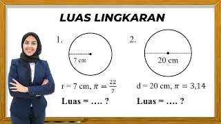 CARA MENGHITUNG LUAS LINGKARAN