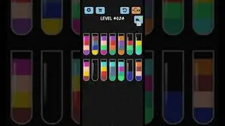 solve and solution water color sort game level 4024