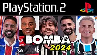 BOMBA PATCH 2024 MASTER LIGA - O JOGO DE PS2 COM O SANTOS FC (PT-BR)