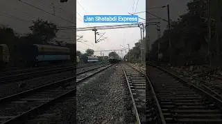 Full 110kmph run Jan Shatabdi Express #shorts #shortsvideo #indianrailways