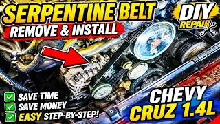 EASY PEASY! Remove and Install New Belt #autorepair #diyrepair 