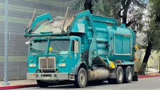 Endangered L.A. Sanitation 2010 Peterbilt 320 Amrep Elliptical Front Loader Garbage Truck #36103
