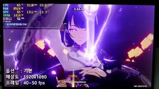 VAIO Z (2021) Game test (Intel Iris Xe) - Genshin impact