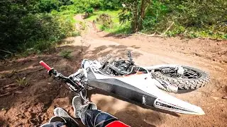 MINHA MINI MOTO NÃO AGUENTOU SUBIR E DEU NISSO!