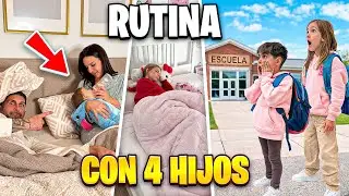 RUTINA DE MAÑANA PARA IR AL COLE CON CUATRO HIJOS - LOGAN DICE 