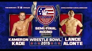 USWA: Kameron Kade v Lance Alonte - (R2) Wrestle Bowl 2015