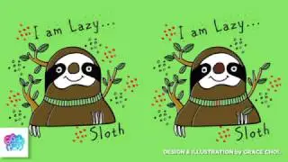 Observation/ Eye Training for kids Find the differences Game video キッズゲーム#005 We are Twins Sloth