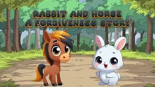 🐰 Rabbit and 🐴 Horse | A Forgiveness Story | Short Story in English for Kids 📖👧👦