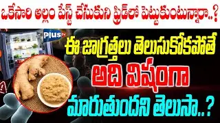 అల్లం పేస్ట్ ఫ్రిడ్జ్ లో పెట్టుకుంటే ఎంత ప్రమాదమో తెలుసా..? | Is Ginger Paste Dangerous To Health