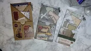 Simple Z Fold Pocket DIY Scrap Paper Journal Po