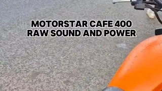 Motorstar Cafe 400 Raw sound and power