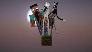 Minecraft One Block, but it's EVERY HORROR MOD 7