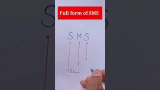 Full form of SMS. #shorts #learning