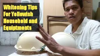 How to clean yellowish plastic materials?