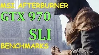 Assassins Creed Unity 1.5v GTX 970 SLI Ultra Settings TXAA MONITORING 1080p 60fps