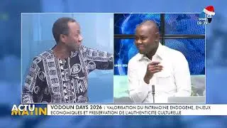 VODUN DAYS 2026 : VALORISATION DU PATRIMOINE ENDOGENE, ECONOMIQUES ET PRESERVATION DE L'AUTHENTICITE
