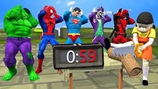 Can Spider Man Break the Wooden Door with Eggs 🥚🔥 Superhero 3D 5X Challenge!