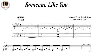 Someone Like You - Adele, Piano Sheet Music, Piano Tutorial