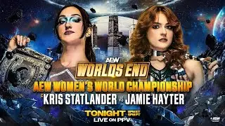 WWE 2K25 Kris Statlander Vs. Jamie Hayter - AEW Women's World Championship - AEW Worlds End 2025