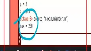 Find Maximum Number in Matlab