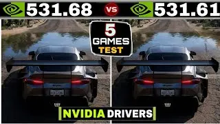 Nvidia Drivers (531.68 vs 531.61) | Nvidia 531.68 New Update | 5 Games Test | GTX 960