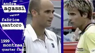 Andre Agassi v Fabrice Santoro 1999 Montreal Quarter Final