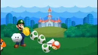Luigi Revives Mario by Using the Mario Drawing Song