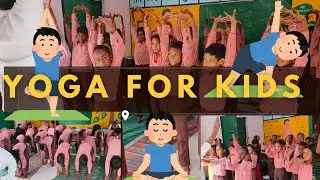 Yoga camp organized in school | 15 Easy Exercises for kids | Yoga for Students | Yoga for focus a...