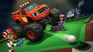 Blaze and the Monster Machines FULL Episode | Shape-Shifting Billiards: Geometry and Angles! 📐