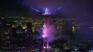 2019 NYE at the seattle Space Needle-Reese Films
