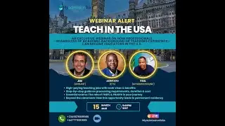 Teach in the USA Webinar by Myadmissionlink