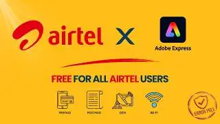 Airtel Free Adobe Express Premium for 1 Year - No Credit Card Needed