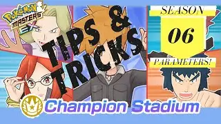 Pokemon Masters Ex: Champion Stadium Tips & Tricks- (Season 6: Parameters Walkthrough)