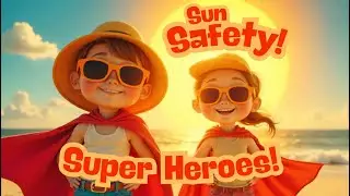 Sun Safety Song for Kids | Sun Safety SuperHeroes ☀️🦸&zwj;♂️🕶️