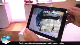 Qualcomm Vuforia augmented reality demo Nike shoes