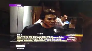 Pastor Roy Yamamoto at the Hawaii Capitol against SB1