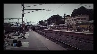 12041 Howrah New Jalpaiguri Shatabdi Exp with Monster Speed Passes Sainthia Jn- in less than 1/2 min