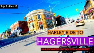 Trip 2 Part 13: Riding to Hagersville Ontario on Harley-Davidson Fat Boy 30th Anniversary, HD-S1E26