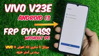 Vivo V23 Frp Bypass Without Pc | Vivo V23e Remove Frp Setting Not Open | V23e Google Account Unlock