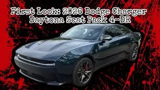 FIRST LOOK: 2026 Dodge Charger Daytona Scat Pack Four-Door