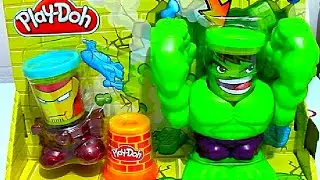 Play Doh Smashdown Hulk Toy  Crush Hulk Crush