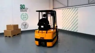 1346 Jungheinrich Electric 1250KG Used Counterbalance Forklift Truck.MOV