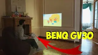 BenQ GV30 БЕСПРОВОДНОЙ ПРОЕКТОР С НАСТОЯЩИМ 2 1 ЗВУКОМ