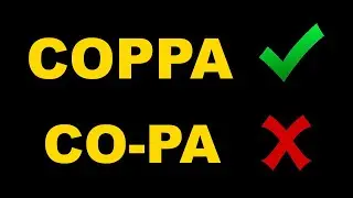 Say it like COPPA. Not CO-PA