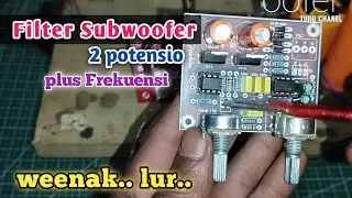 FILTER SUBWOOFER Plus FREKUENSI 2 Potensio